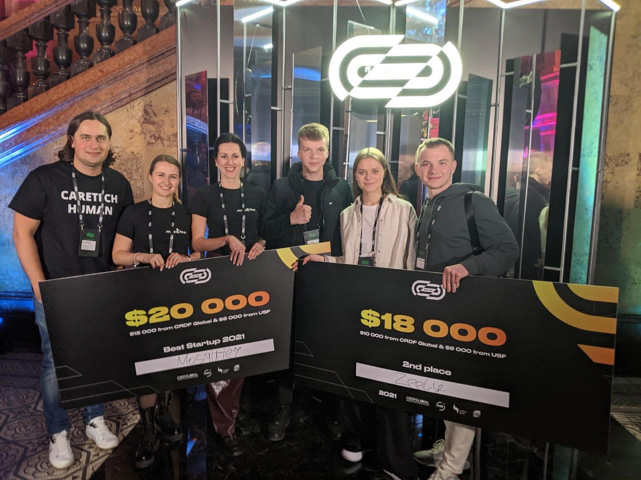 Переможці IT Arena Startup Competition 2021: Mosqitter, Zeely та CareTech Human