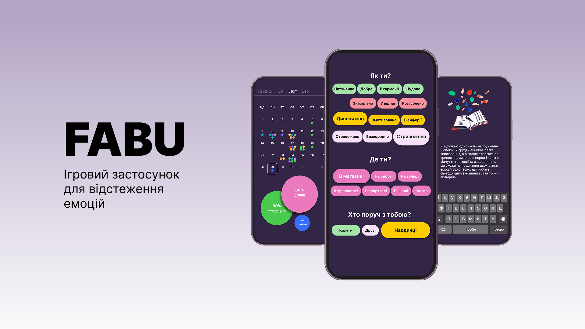 Новий продукт в екосистемі Genesis: FABU – безкоштовний застосунок для відстеження емоційного стану