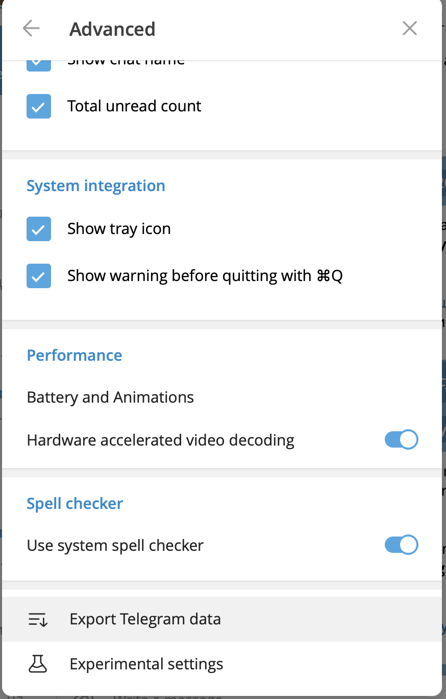 Як видалити Telegram-12